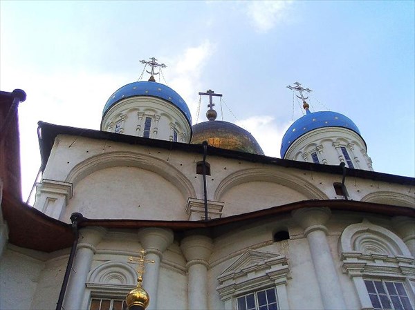 029-Новоспасский -Купола Спасо-Преображенского собора